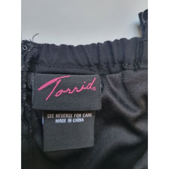 Torrid Vintage Black Sleeveless Dress Size 12 (L) Sexy Date Night Party Event - Picture 8 of 11